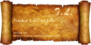Tuska László névjegykártya